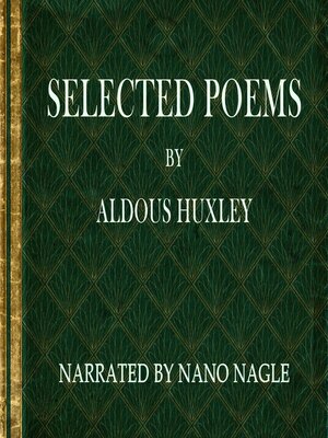 cover image of Selected Poems Aldous Huxley